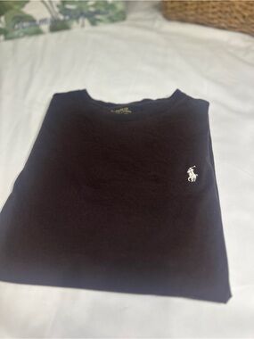 Polo Ralph Lauren Classic Crewneck Tee in Brown with White Pony
